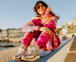 Derbies dorées pour femmes avec semelles bois  